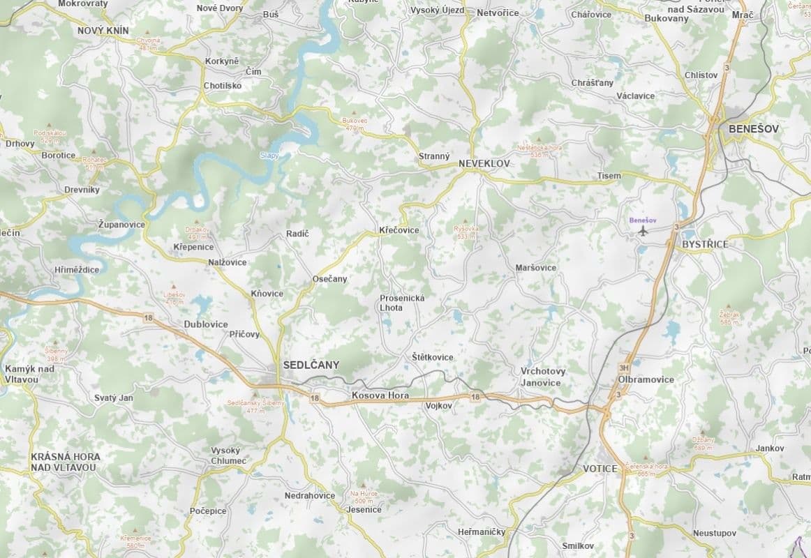 plot for sale, 9,996 m², Kňovice, Středočeský Region plot for sale, 9,996 m², Kňovice, Středočeský Region