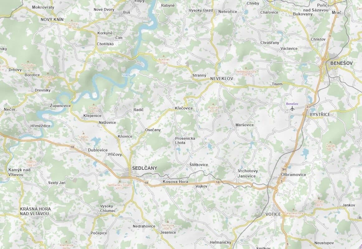 plot for sale, 4,146 m², Kňovice, Středočeský Region plot for sale, 4,146 m², Kňovice, Středočeský Region