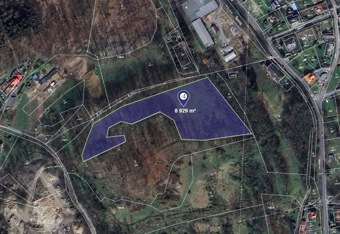 plot for sale, 7,441 m², Nový Bor, Liberecký Region plot for sale, 7,441 m², Nový Bor, Liberecký Region