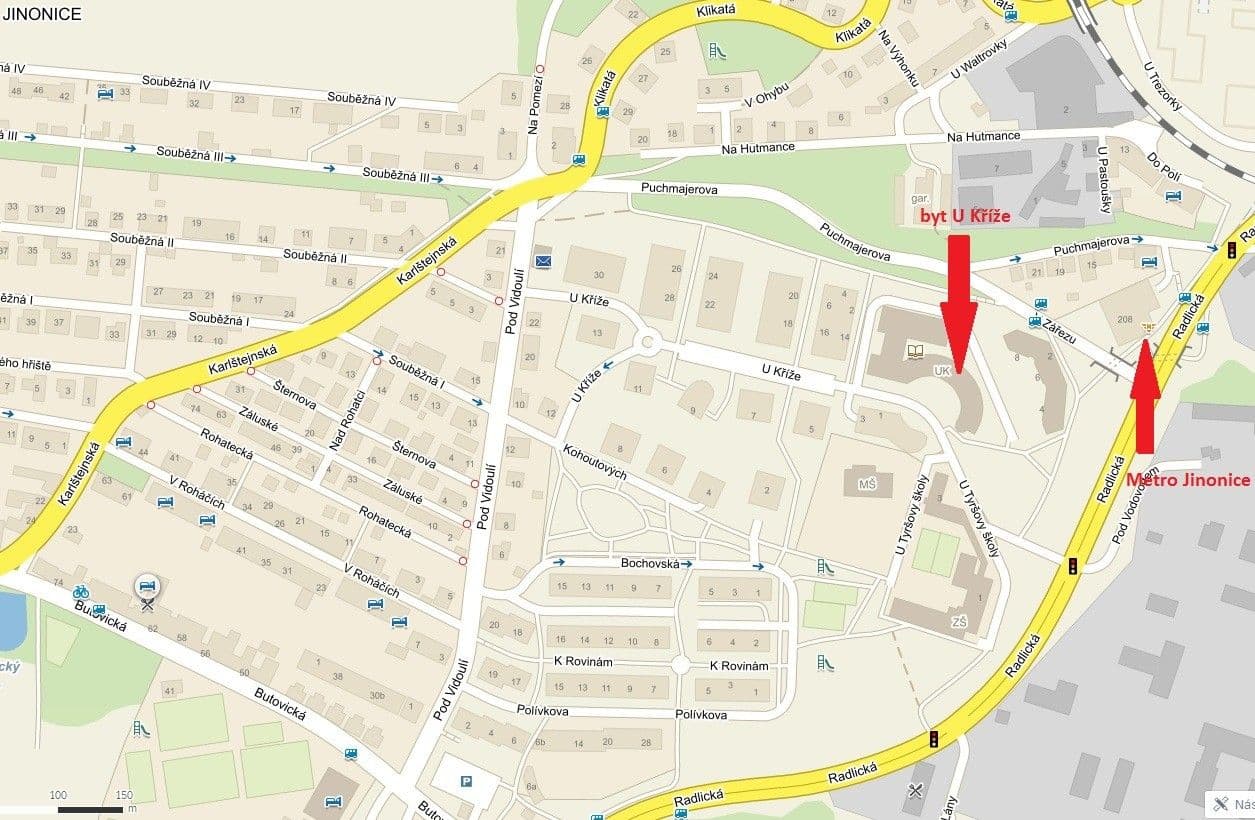 Small studio flat to rent, 47 m², U Kříže, Prague, Prague Small studio flat to rent, 47 m², U Kříže, Prague, Prague