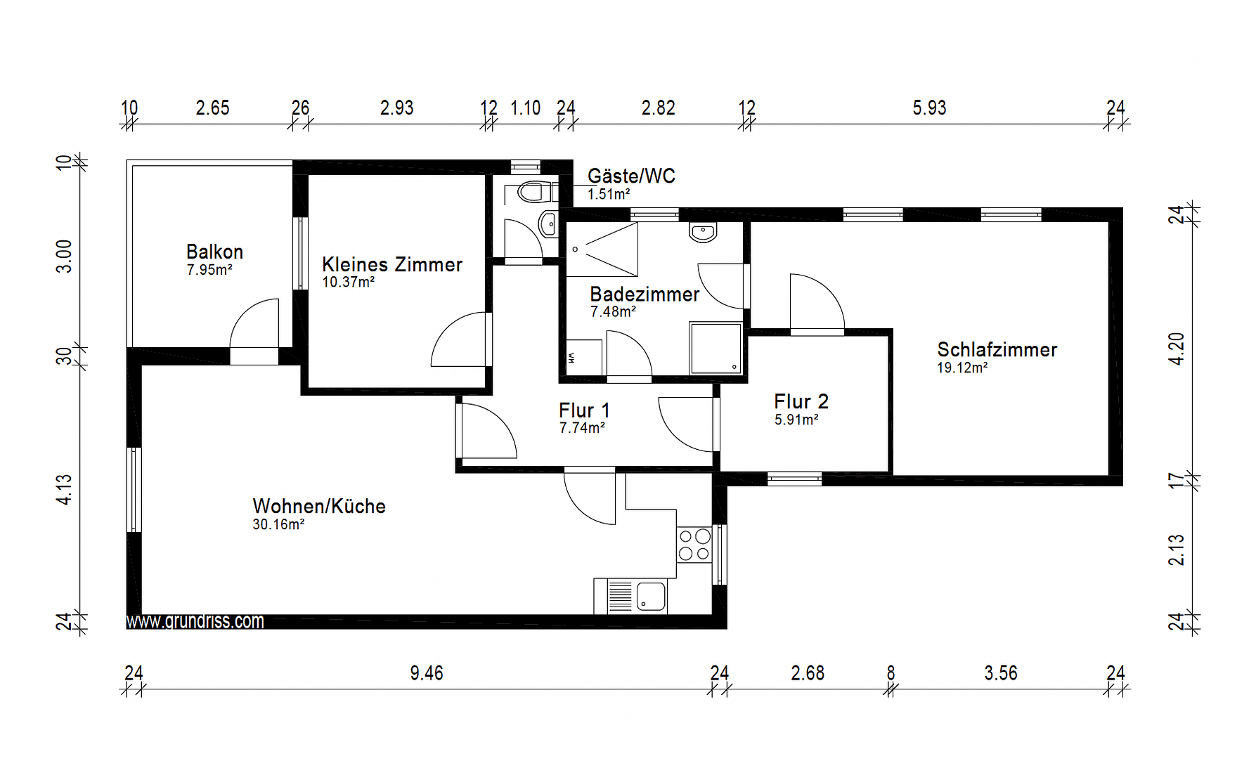 3 bedroom flat for sale, 86 m², Hans Böckler Str. 76, Wiesbaden, Hesse 3 bedroom flat for sale, 86 m², Hans Böckler Str. 76, Wiesbaden, Hesse