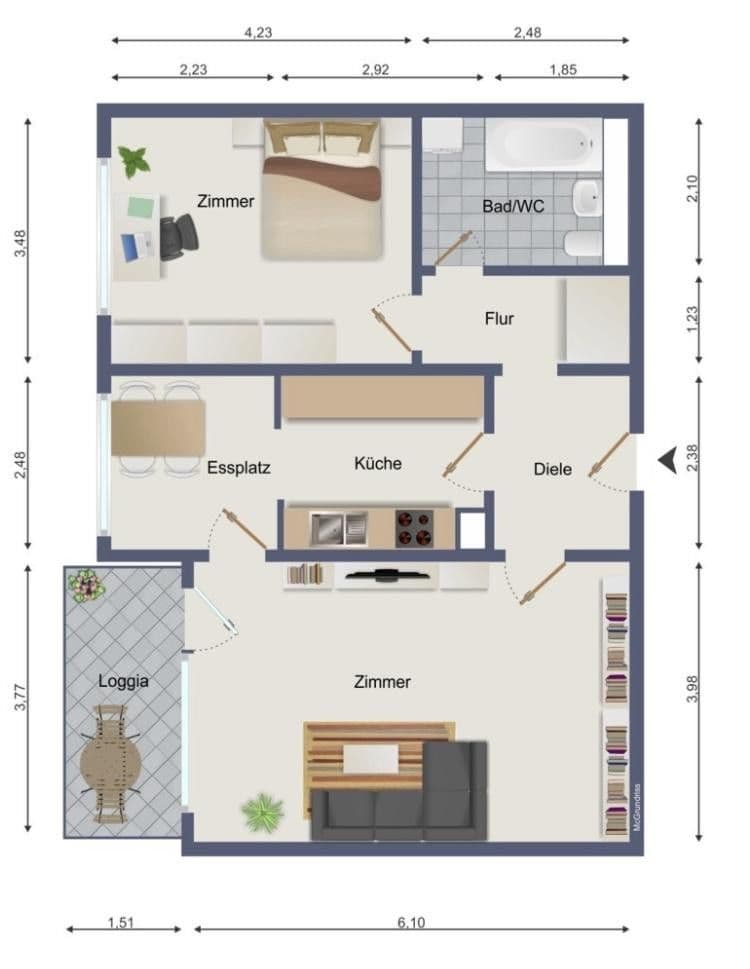 2 bedroom flat for sale, 68 m², Sauerbruchstraße 29, Bayreuth, Bavaria 2 bedroom flat for sale, 68 m², Sauerbruchstraße 29, Bayreuth, Bavaria