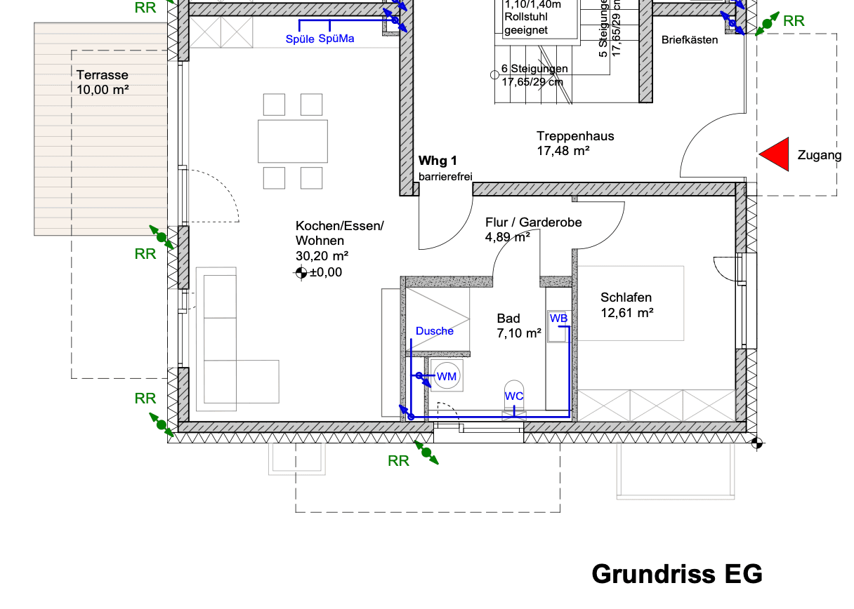 2 bedroom flat to rent, 59 m², Kidlerstraße 20a, München, Bavaria 2 bedroom flat to rent, 59 m², Kidlerstraße 20a, München, Bavaria