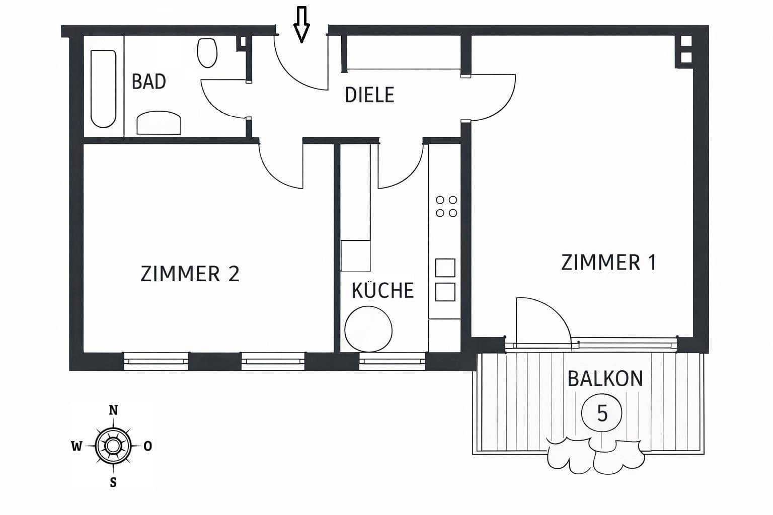2 bedroom flat for sale, 53 m², München, Bavaria 2 bedroom flat for sale, 53 m², München, Bavaria
