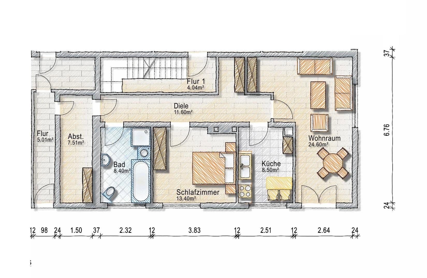 2 bedroom flat to rent, 74 m², Kelkheim (Taunus), Hesse 2 bedroom flat to rent, 74 m², Kelkheim (Taunus), Hesse