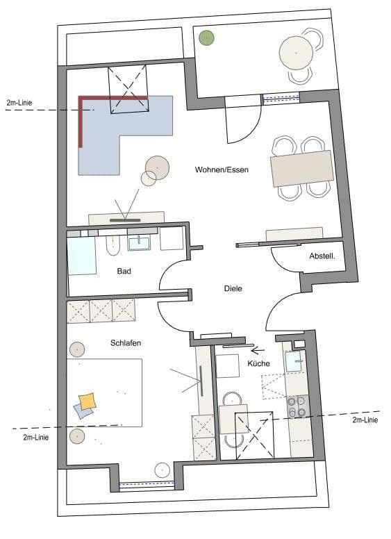 2 bedroom flat to rent, 59 m², Jaupstr. 1-13, Darmstadt, Hesse 2 bedroom flat to rent, 59 m², Jaupstr. 1-13, Darmstadt, Hesse