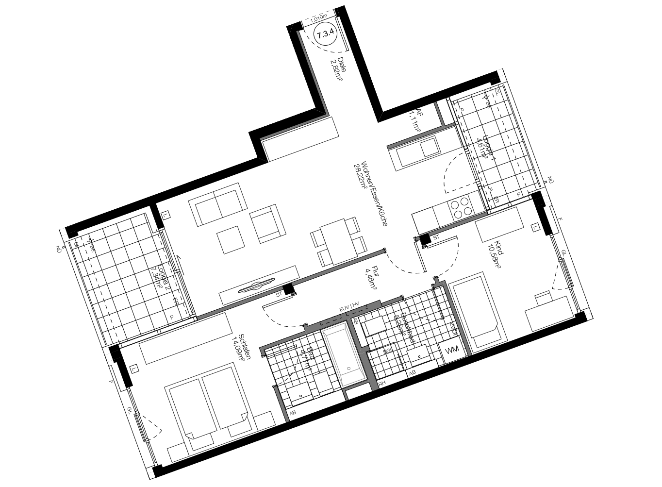 3 bedroom flat for sale, 78 m², Angela-Molitoirs-Platz, München, Bavaria 3 bedroom flat for sale, 78 m², Angela-Molitoirs-Platz, München, Bavaria