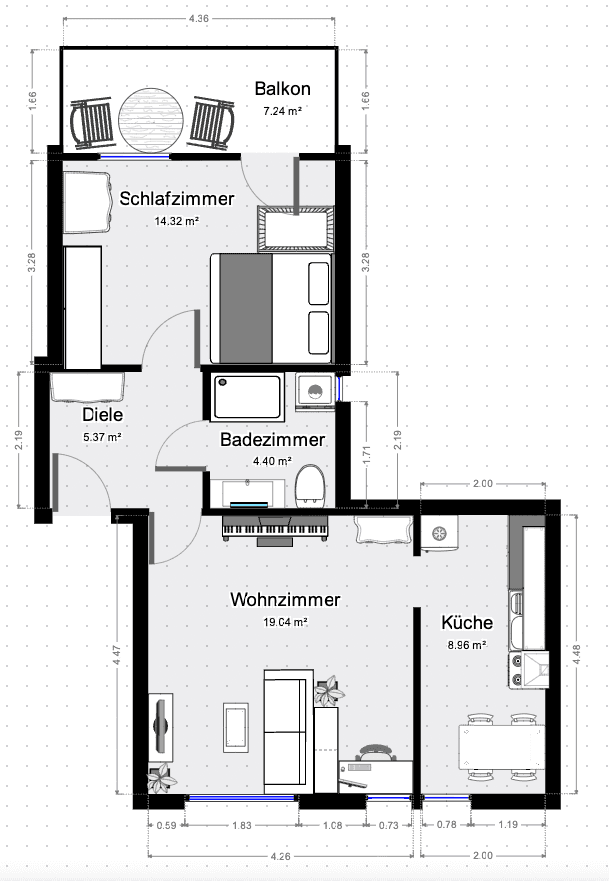 2 bedroom flat to rent, 58 m², Schillstr. 4, Hagen, North Rhine-Westphalia 2 bedroom flat to rent, 58 m², Schillstr. 4, Hagen, North Rhine-Westphalia