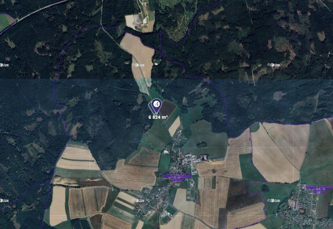 plot for sale, 6,824 m², Raková, Plzeňský Region plot for sale, 6,824 m², Raková, Plzeňský Region