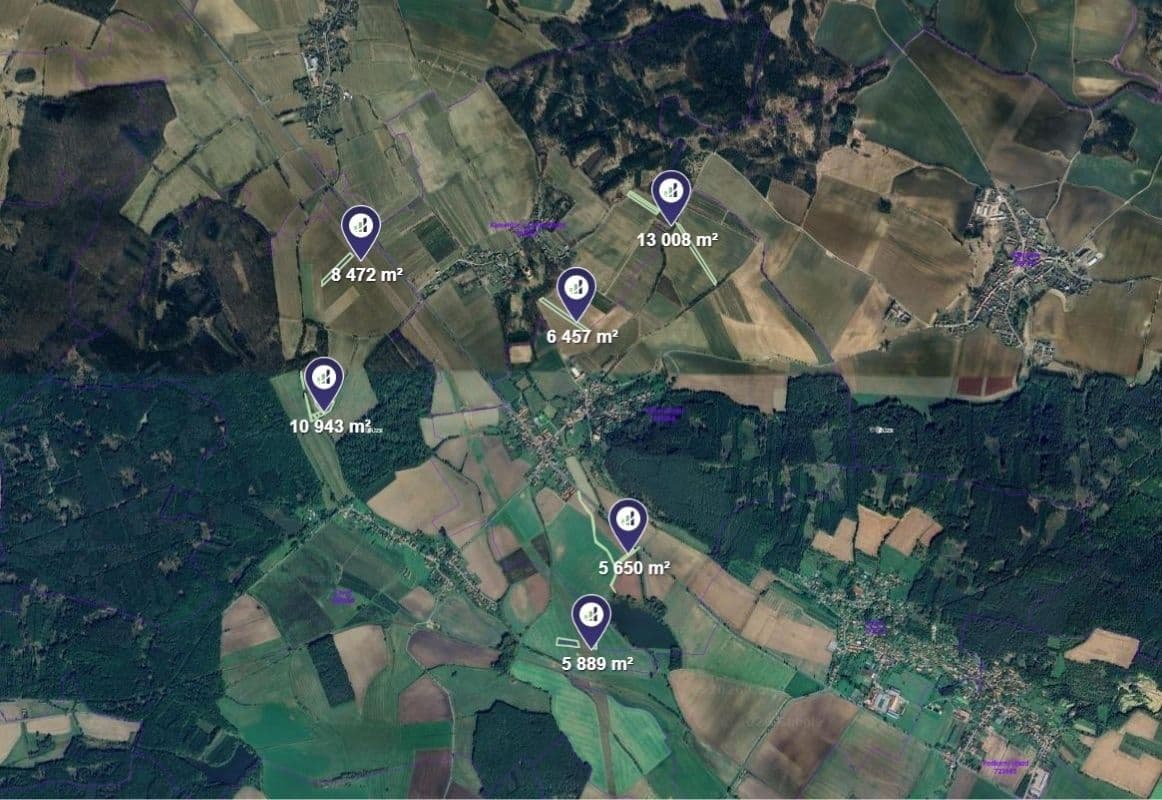 plot for sale, 22,869 m², Kovač, Královéhradecký Region plot for sale, 22,869 m², Kovač, Královéhradecký Region