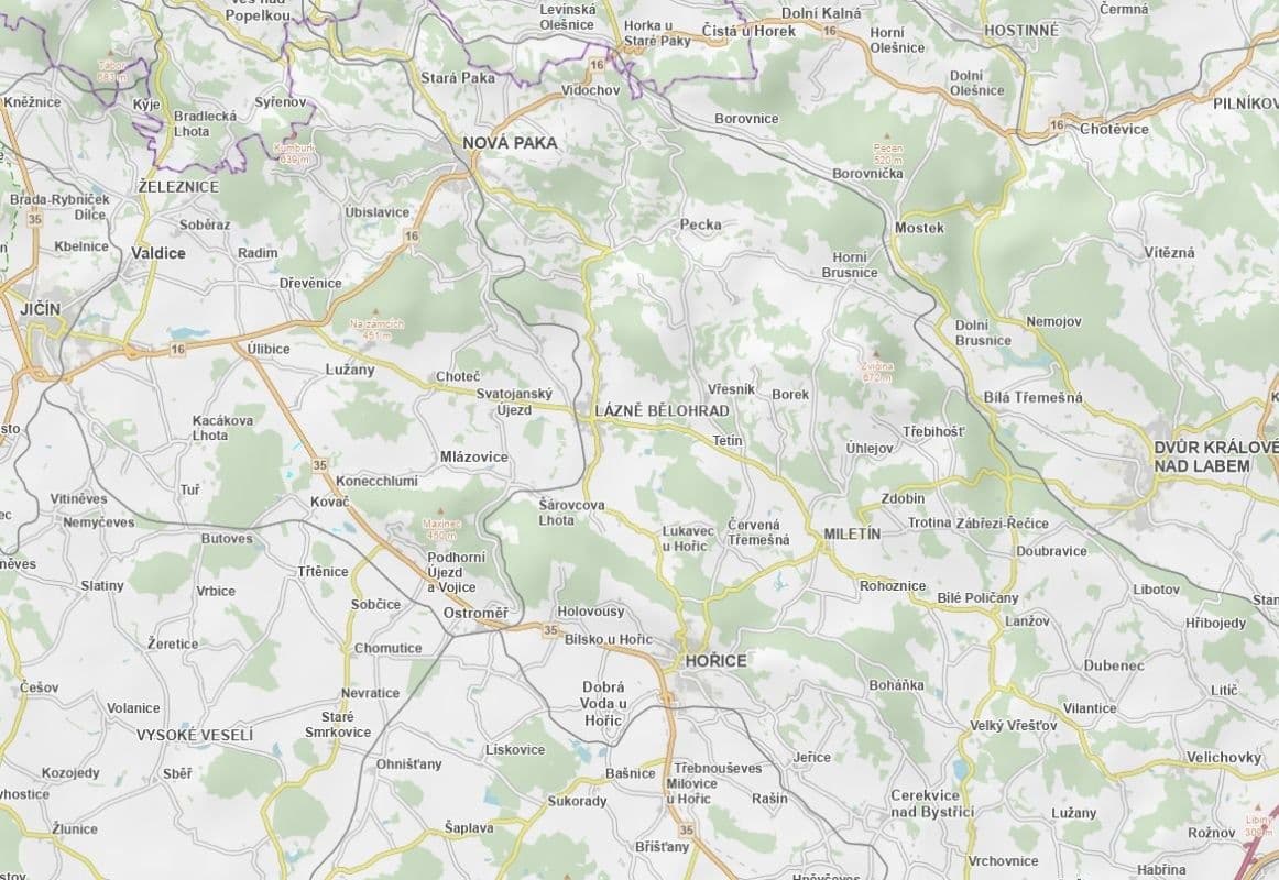 plot for sale, 22,869 m², Kovač, Královéhradecký Region plot for sale, 22,869 m², Kovač, Královéhradecký Region