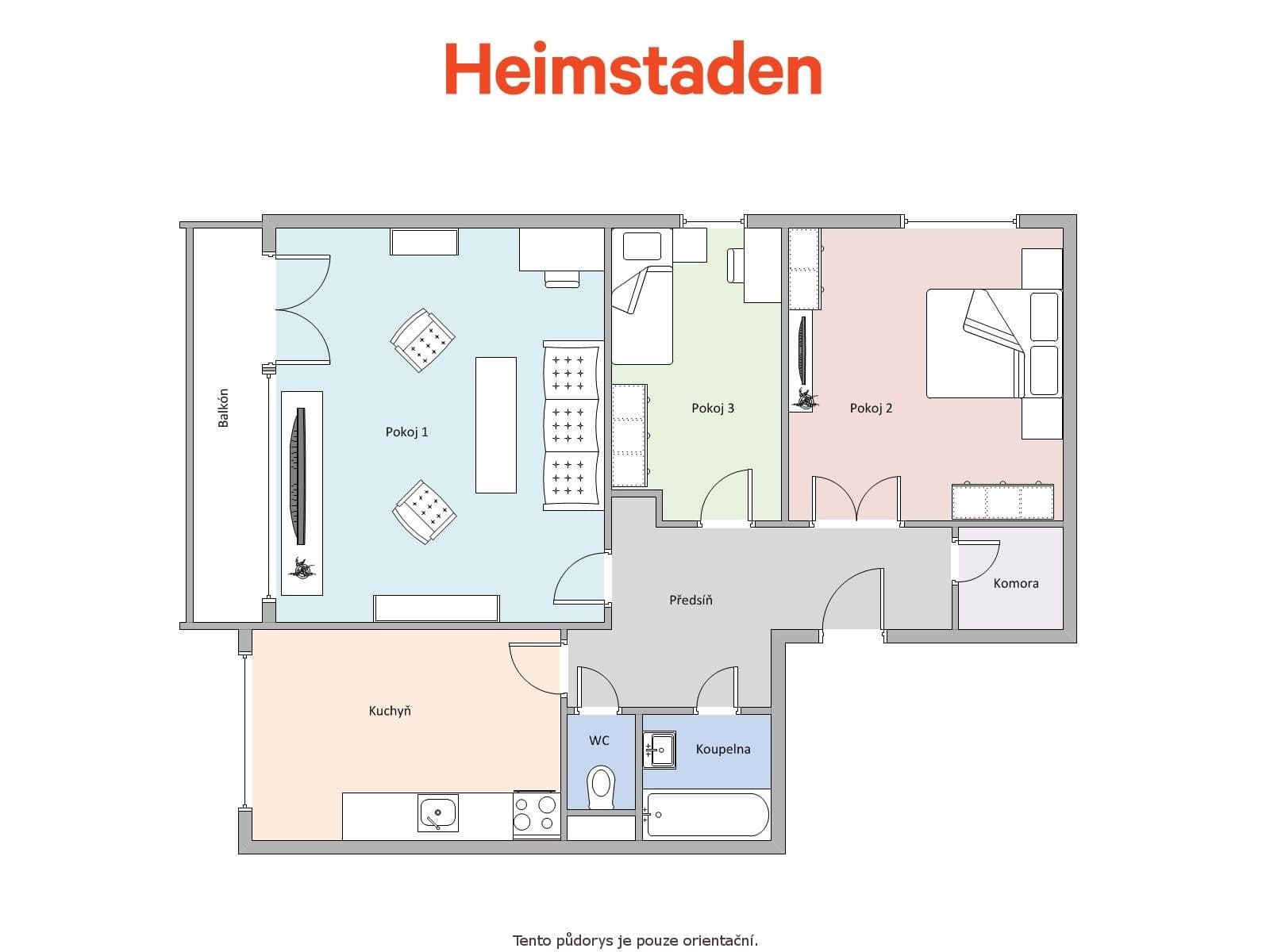 3 bedroom flat to rent, 69 m², Petra Bezruče, Havířov, Moravskoslezský Region 3 bedroom flat to rent, 69 m², Petra Bezruče, Havířov, Moravskoslezský Region