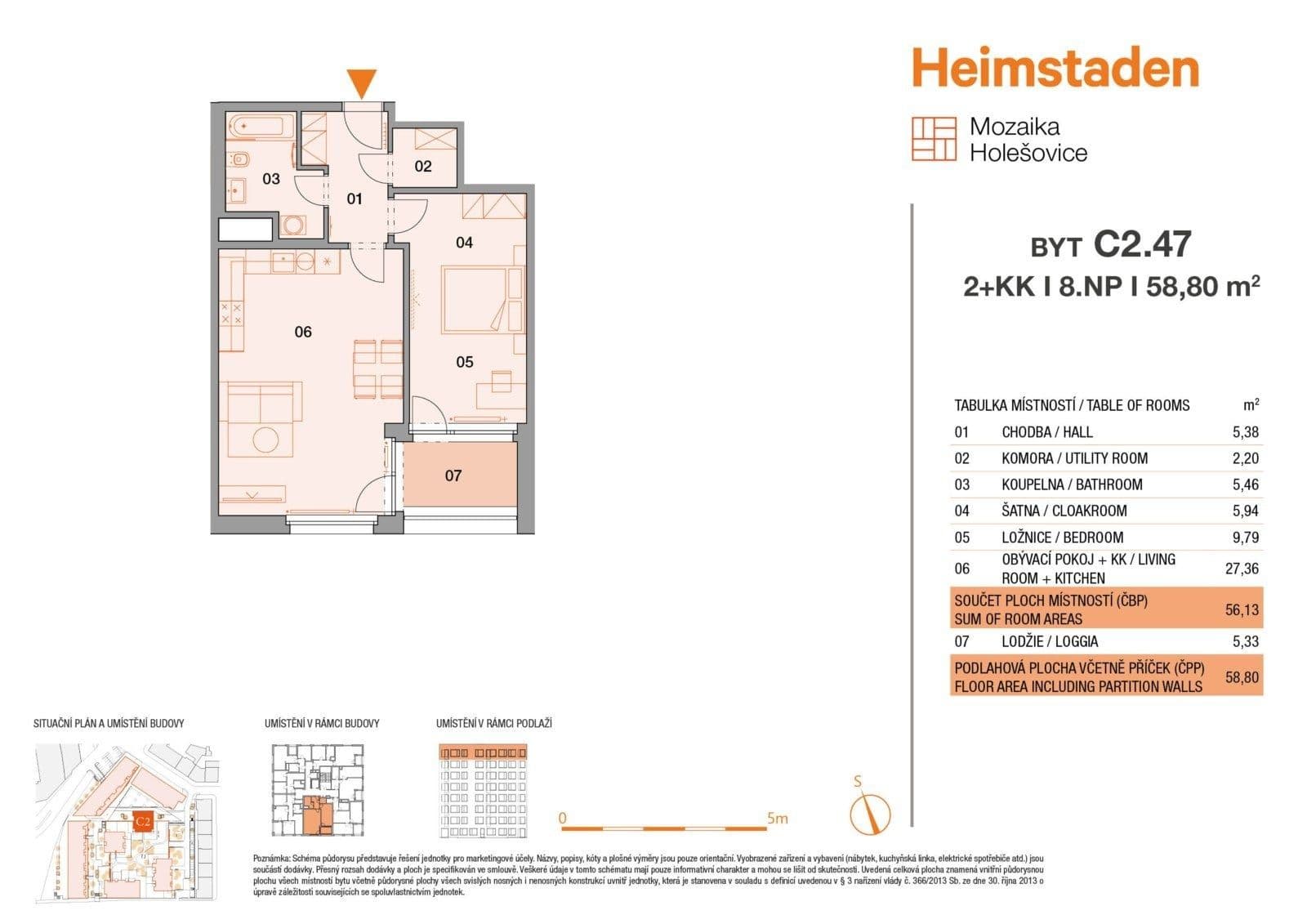 1 bedroom with open-plan kitchen flat to rent, 58 m², U Pergamenky, Prague, Prague 1 bedroom with open-plan kitchen flat to rent, 58 m², U Pergamenky, Prague, Prague