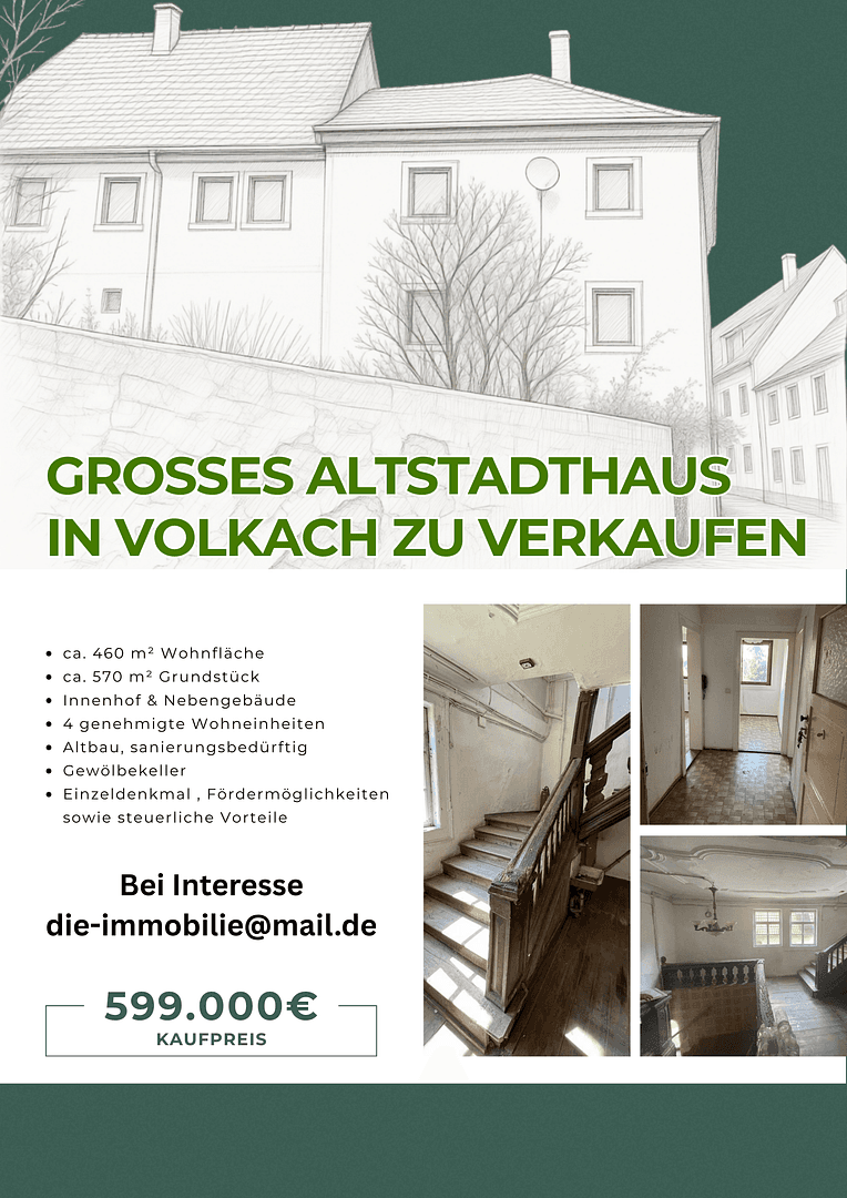 house for sale, 460 m², Volkach, Bavaria house for sale, 460 m², Volkach, Bavaria