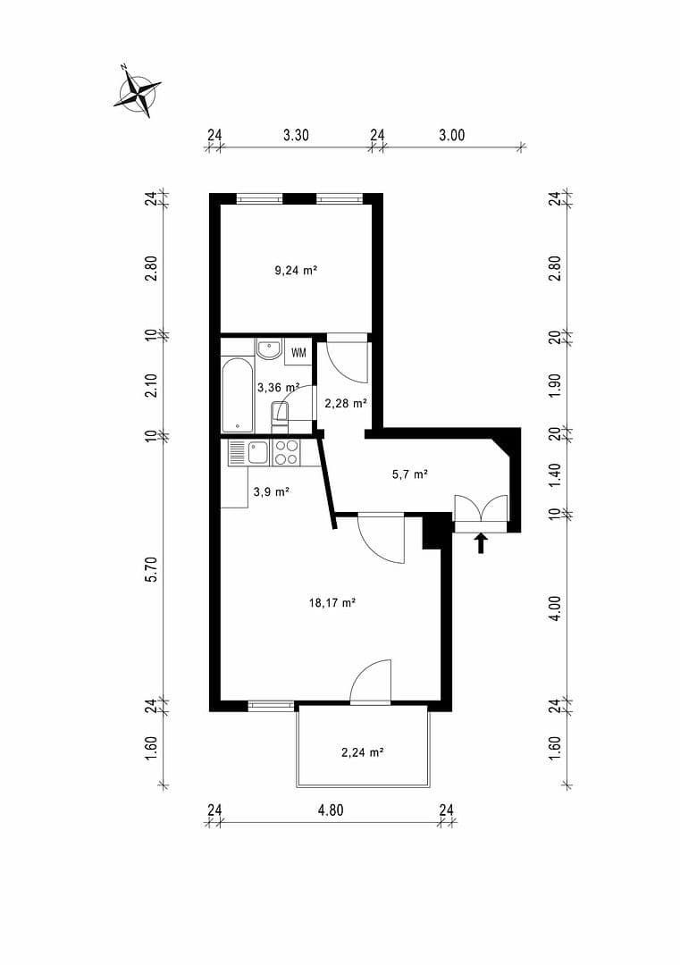 2 bedroom flat for sale, 45 m², Leonhardtstr. 25, Leipzig, Saxony 2 bedroom flat for sale, 45 m², Leonhardtstr. 25, Leipzig, Saxony