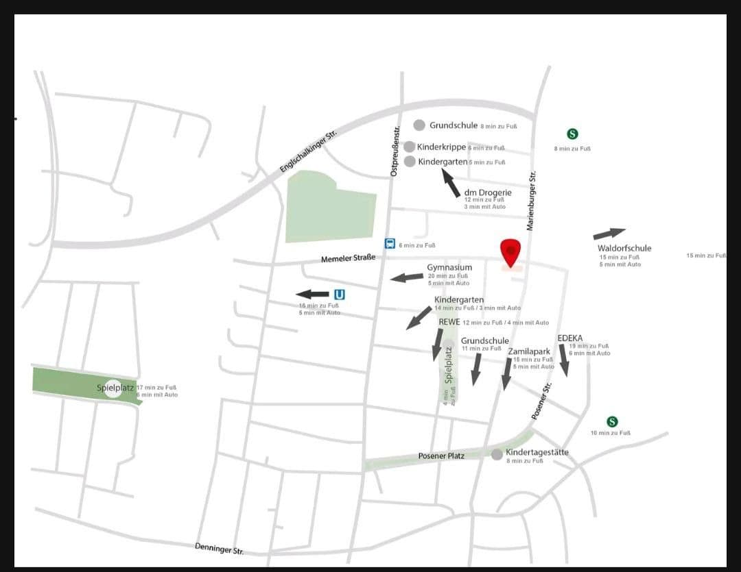 2 bedroom flat to rent, 65 m², Marienburgerstr 53a, München, Bavaria 2 bedroom flat to rent, 65 m², Marienburgerstr 53a, München, Bavaria