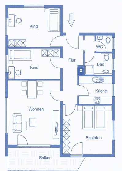 2 bedroom with open-plan kitchen flat for sale, 90 m², Ehningen, Baden-Württemberg 2 bedroom with open-plan kitchen flat for sale, 90 m², Ehningen, Baden-Württemberg
