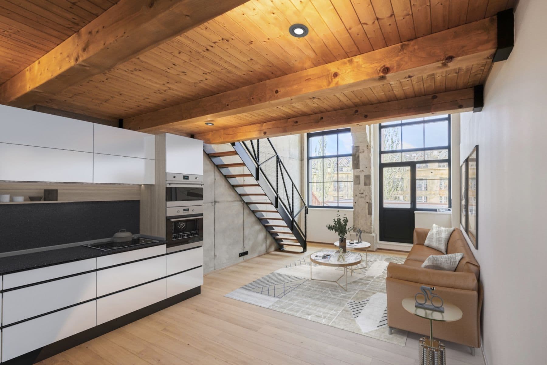 2 bedroom with open-plan kitchen flat for sale, 80 m², Kolbenova, Prague, Prague 2 bedroom with open-plan kitchen flat for sale, 80 m², Kolbenova, Prague, Prague