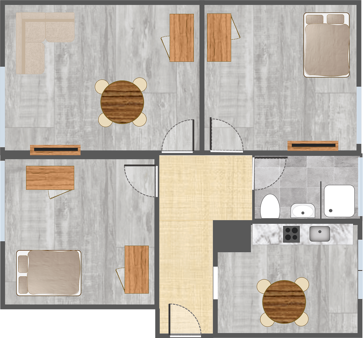 3 bedroom flat to rent, 63 m², Spreuergasse 37, Stuttgart, Baden-Württemberg 3 bedroom flat to rent, 63 m², Spreuergasse 37, Stuttgart, Baden-Württemberg