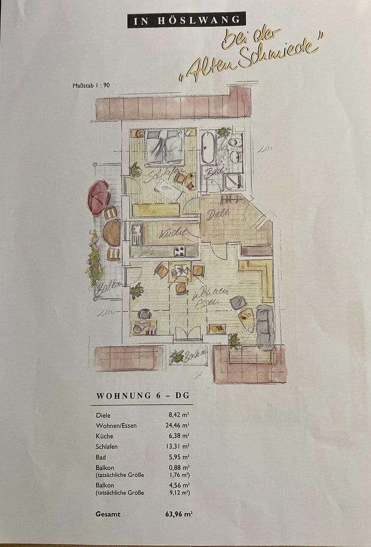 2 bedroom flat for sale, 64 m², Höslwang, Bavaria 2 bedroom flat for sale, 64 m², Höslwang, Bavaria