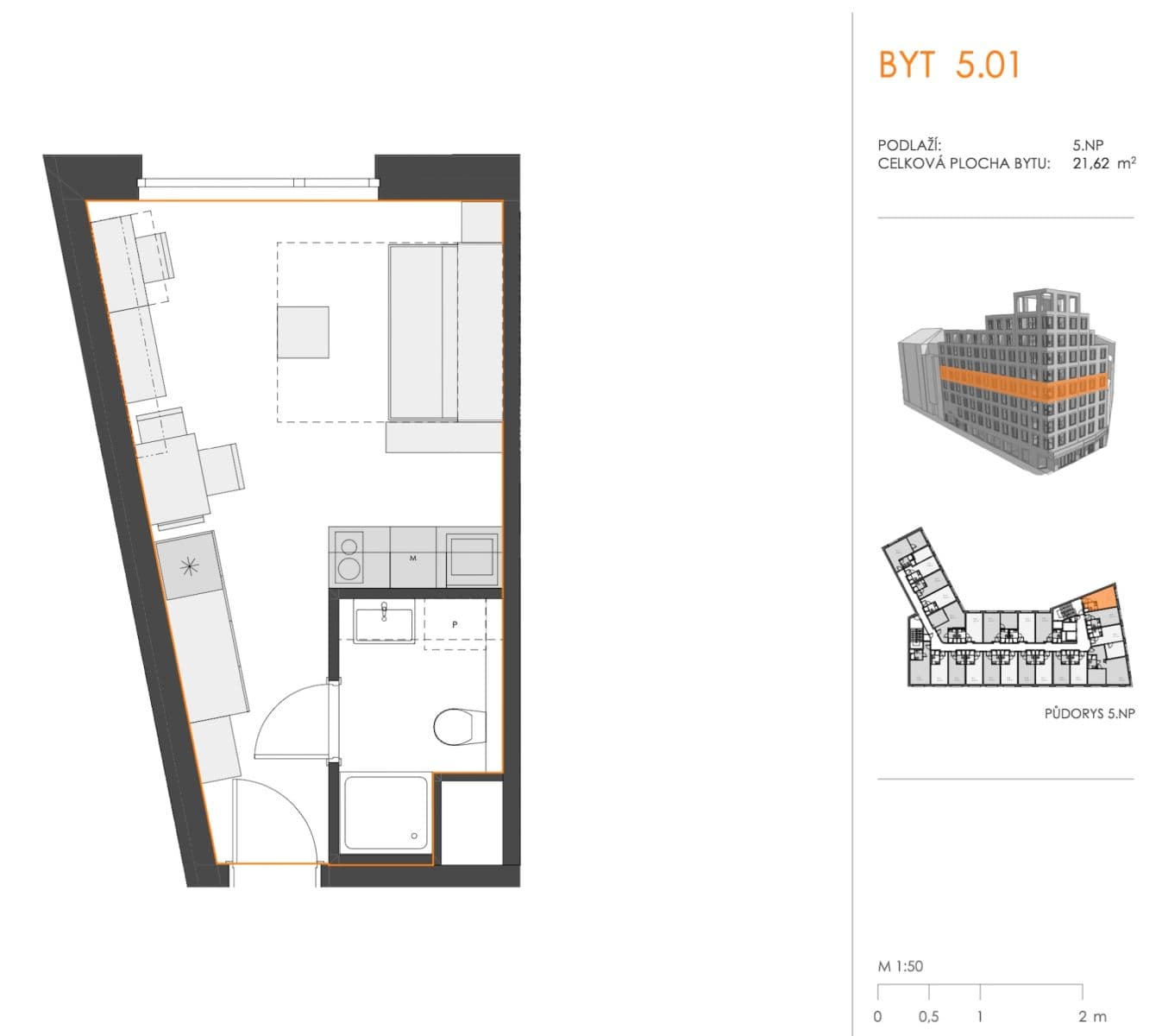 Studio flat for sale, 22 m², Plzeňská, Prague, Prague Studio flat for sale, 22 m², Plzeňská, Prague, Prague