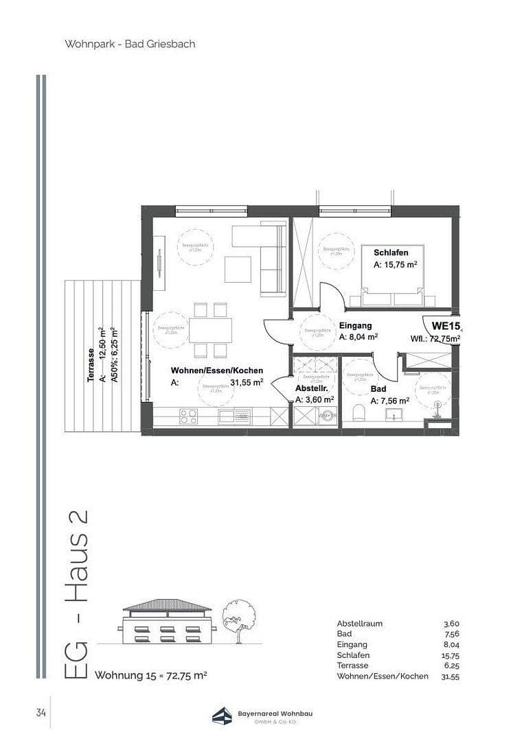 2 bedroom flat to rent, 74 m², Am Steinkart 5b, Bad Griesbach i.Rottal, Bavaria 2 bedroom flat to rent, 74 m², Am Steinkart 5b, Bad Griesbach i.Rottal, Bavaria