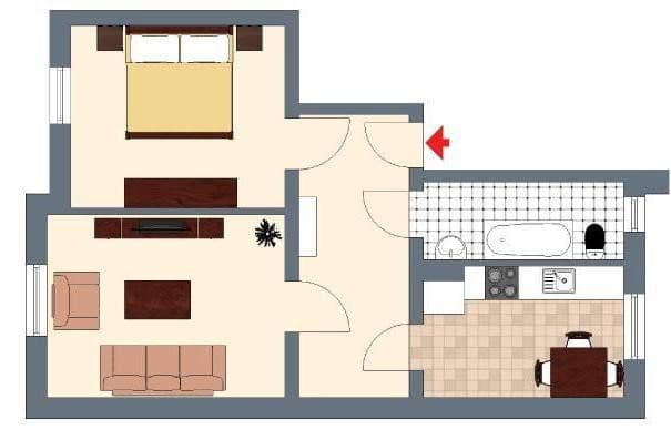 2 bedroom flat to rent, 49 m², Wallstraße 61, Schwerin, Mecklenburg-Vorpommern 2 bedroom flat to rent, 49 m², Wallstraße 61, Schwerin, Mecklenburg-Vorpommern