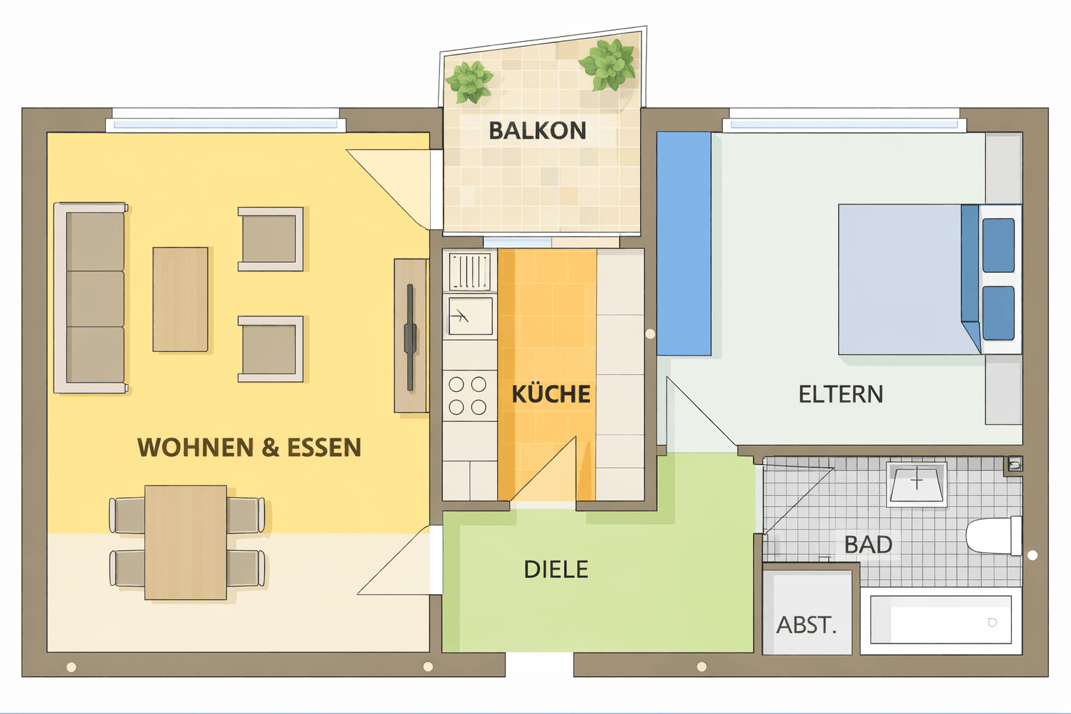 1 bedroom with open-plan kitchen flat for sale, 60 m², Overlacke Straße, Bochum, North Rhine-Westphalia 1 bedroom with open-plan kitchen flat for sale, 60 m², Overlacke Straße, Bochum, North Rhine-Westphalia
