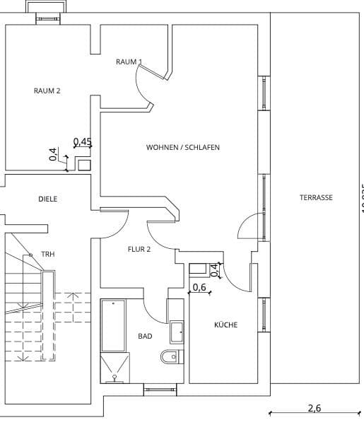 2 bedroom flat to rent, 56 m², Kalkstr. 28, Trierweiler, Rhineland-Palatinate 2 bedroom flat to rent, 56 m², Kalkstr. 28, Trierweiler, Rhineland-Palatinate