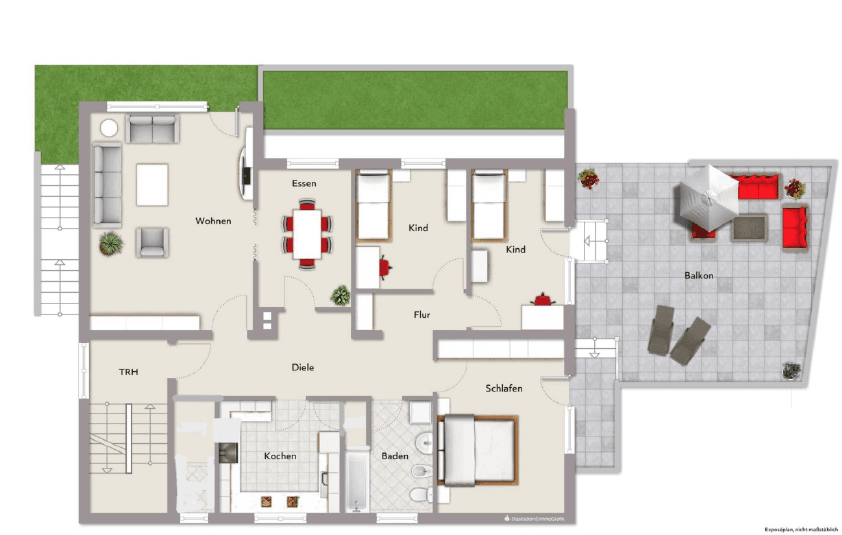 3 bedroom with open-plan kitchen flat to rent, 135 m², Heinrich-Weber-Str. 37, Heppenheim, Hesse 3 bedroom with open-plan kitchen flat to rent, 135 m², Heinrich-Weber-Str. 37, Heppenheim, Hesse