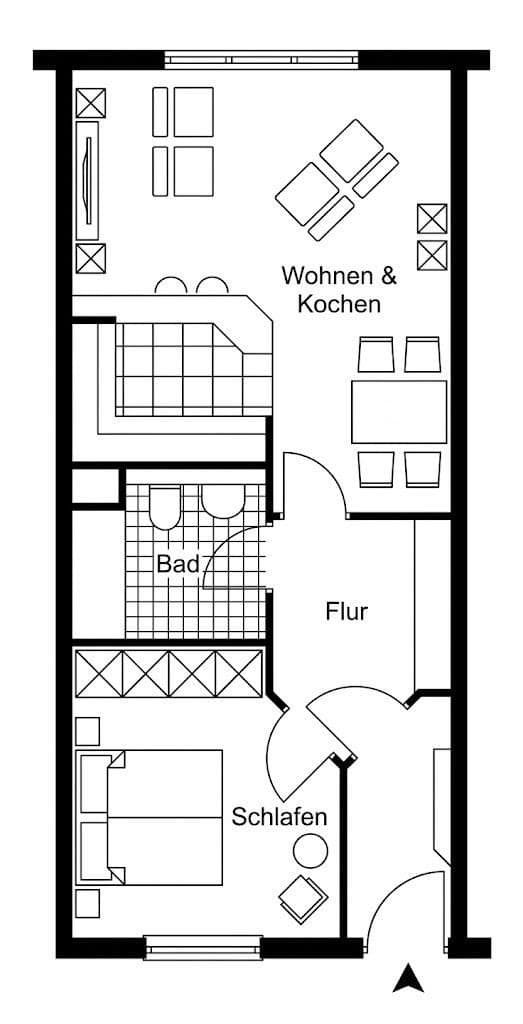 2 bedroom flat to rent, 58 m², Berliner Ring - Auerbach, Bensheim, Hesse 2 bedroom flat to rent, 58 m², Berliner Ring - Auerbach, Bensheim, Hesse