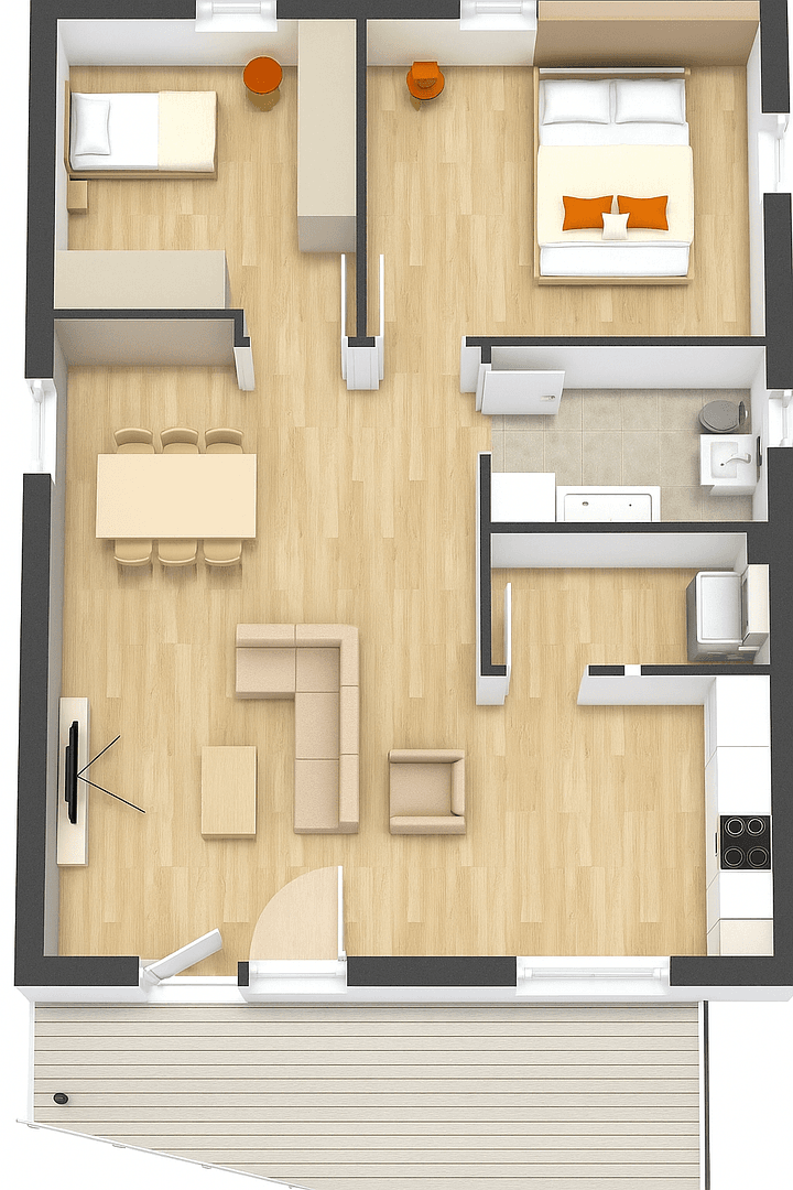 3 bedroom flat to rent, 96 m², Im Dorf 100c, Nordrach, Baden-Württemberg 3 bedroom flat to rent, 96 m², Im Dorf 100c, Nordrach, Baden-Württemberg