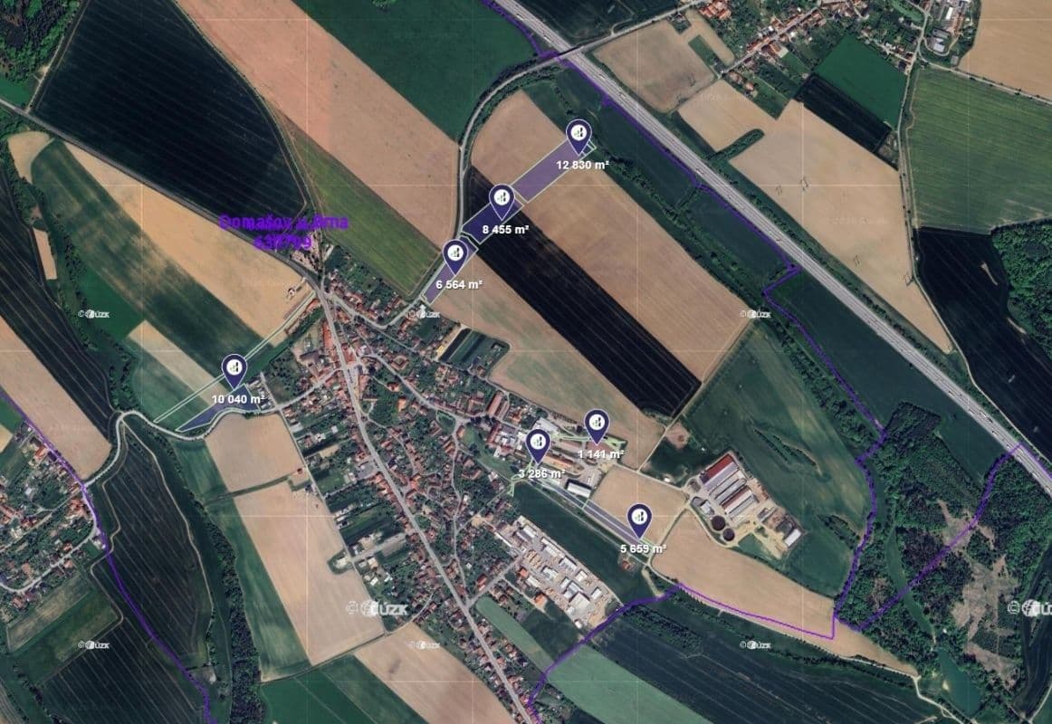 plot for sale, 24,424 m², Domašov, Jihomoravský Region plot for sale, 24,424 m², Domašov, Jihomoravský Region