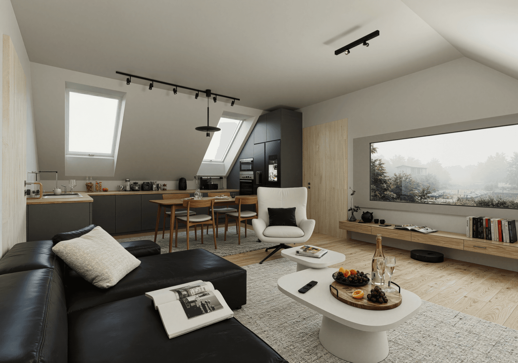 2 bedroom with open-plan kitchen flat for sale, 93 m², Dub, Jihočeský Region 2 bedroom with open-plan kitchen flat for sale, 93 m², Dub, Jihočeský Region