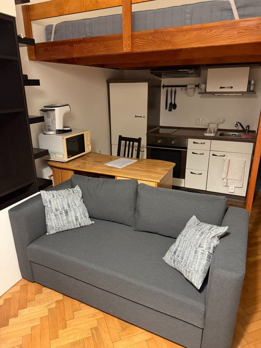 Studio flat to rent, 25 m², Na Břehu, Prague, Prague Studio flat to rent, 25 m², Na Břehu, Prague, Prague