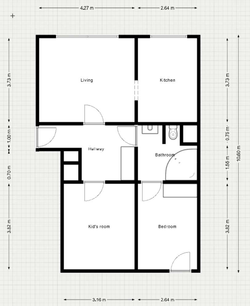3 bedroom flat to rent, 63 m², Pražského, Prague, Prague 3 bedroom flat to rent, 63 m², Pražského, Prague, Prague