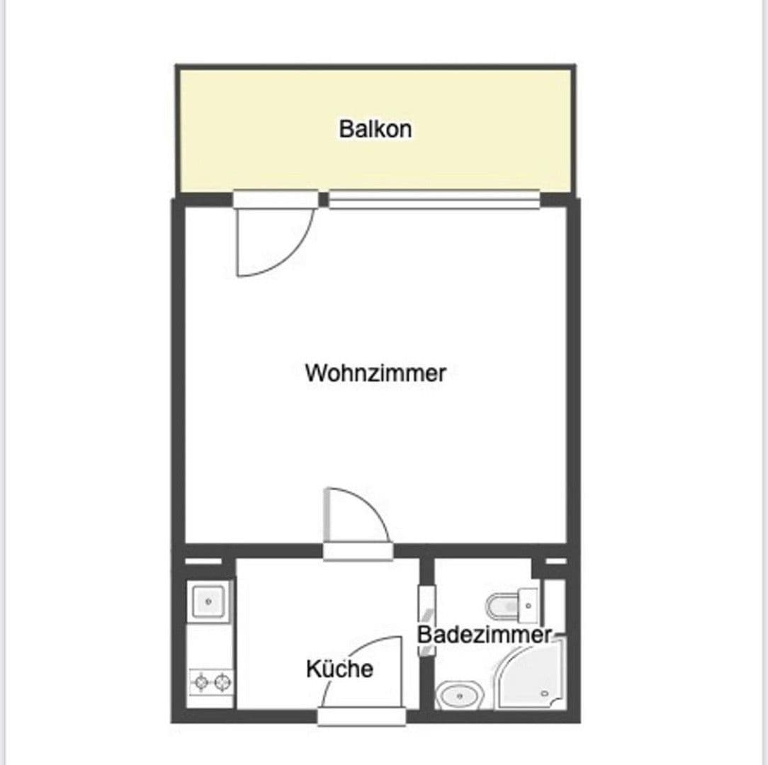 1 bedroom flat for sale, 25 m², Pfullingen, Baden-Württemberg 1 bedroom flat for sale, 25 m², Pfullingen, Baden-Württemberg