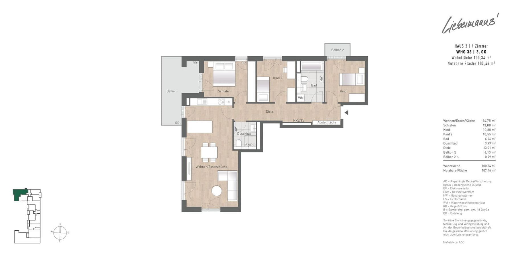 4 bedroom flat for sale, 101 m², Max-Liebermann-Straße 1b, München, Bavaria 4 bedroom flat for sale, 101 m², Max-Liebermann-Straße 1b, München, Bavaria