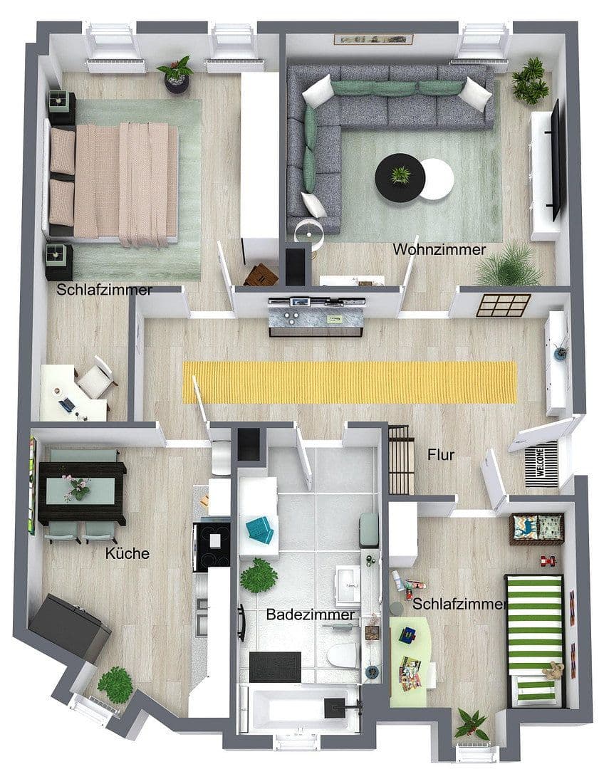 3 bedroom flat to rent, 84 m², Chemnitzer Str. 72, Meerane, Saxony 3 bedroom flat to rent, 84 m², Chemnitzer Str. 72, Meerane, Saxony