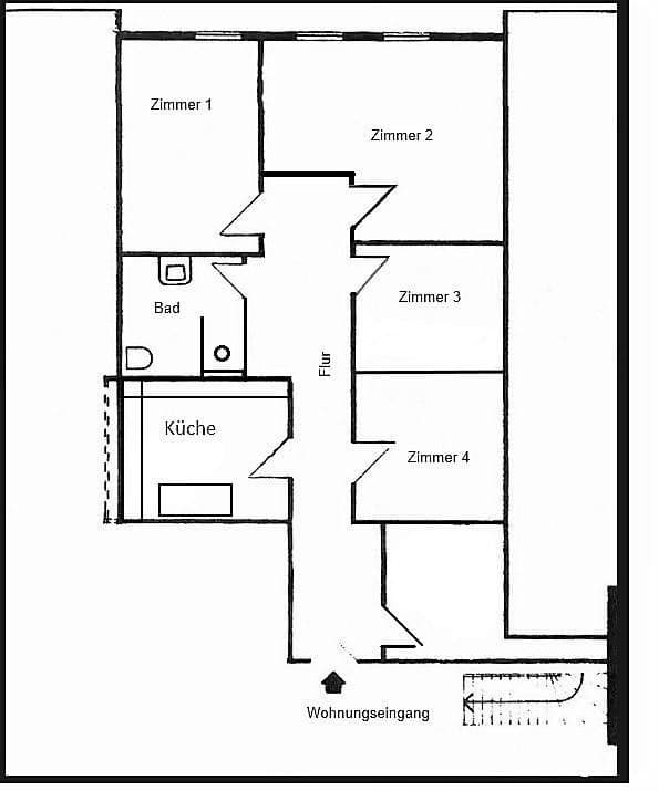 4 bedroom flat to rent, 89 m², Wilhelmstraße 75, Eislingen/Fils, Baden-Württemberg 4 bedroom flat to rent, 89 m², Wilhelmstraße 75, Eislingen/Fils, Baden-Württemberg
