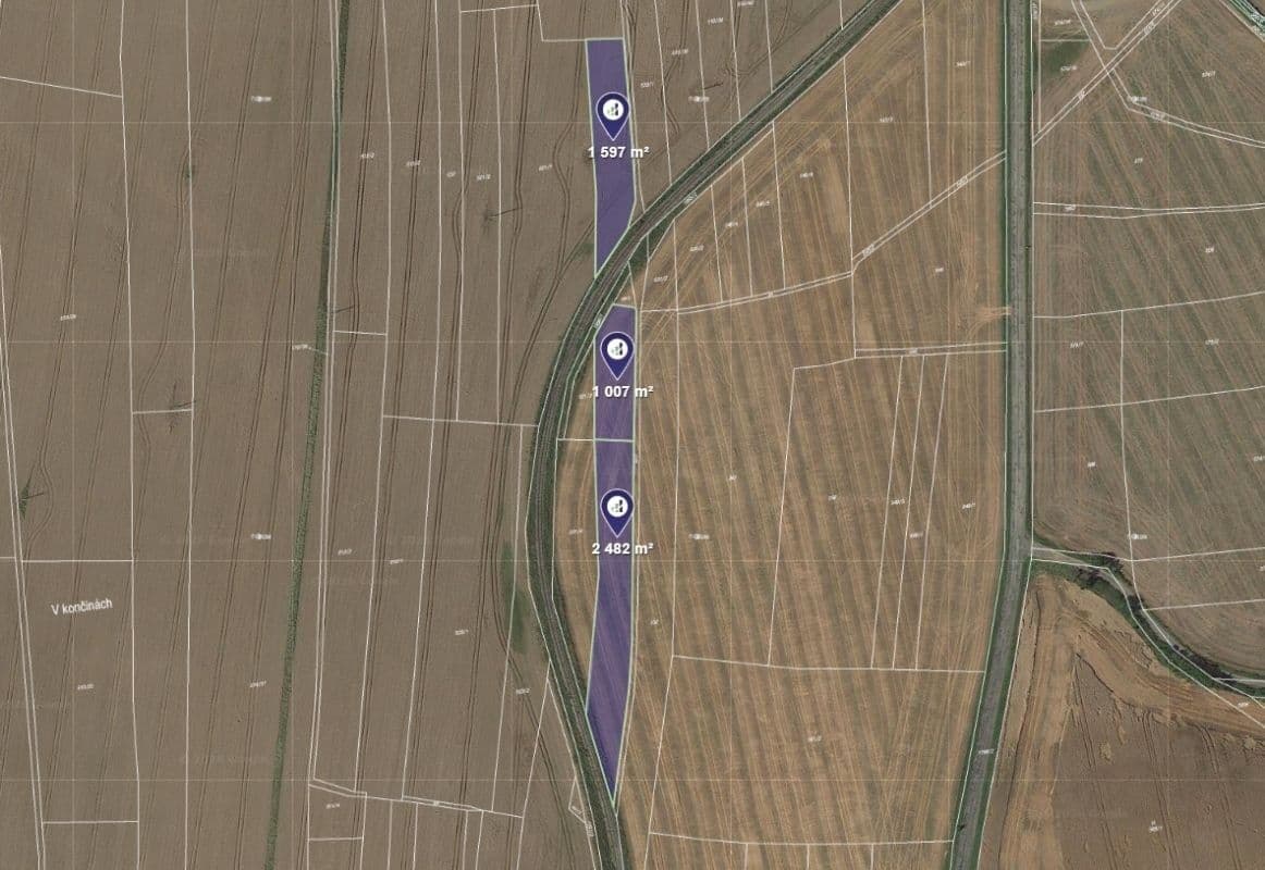 plot for sale, 2,543 m², Dolní Bousov, Středočeský Region plot for sale, 2,543 m², Dolní Bousov, Středočeský Region