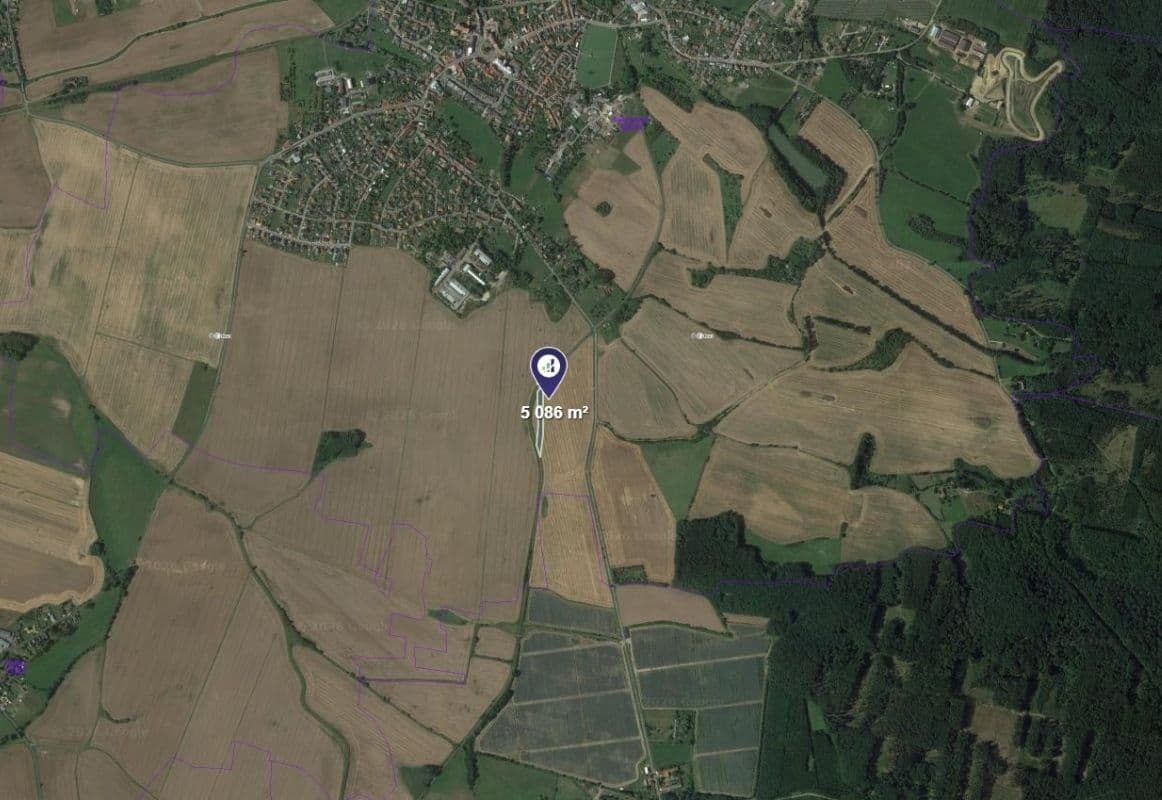 plot for sale, 2,543 m², Dolní Bousov, Středočeský Region plot for sale, 2,543 m², Dolní Bousov, Středočeský Region