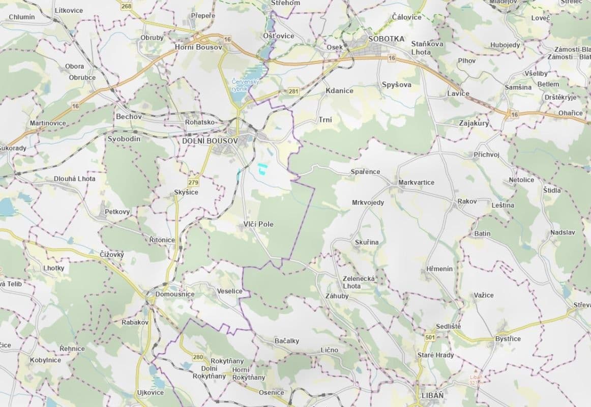 plot for sale, 8,305 m², Dolní Bousov, Středočeský Region plot for sale, 8,305 m², Dolní Bousov, Středočeský Region