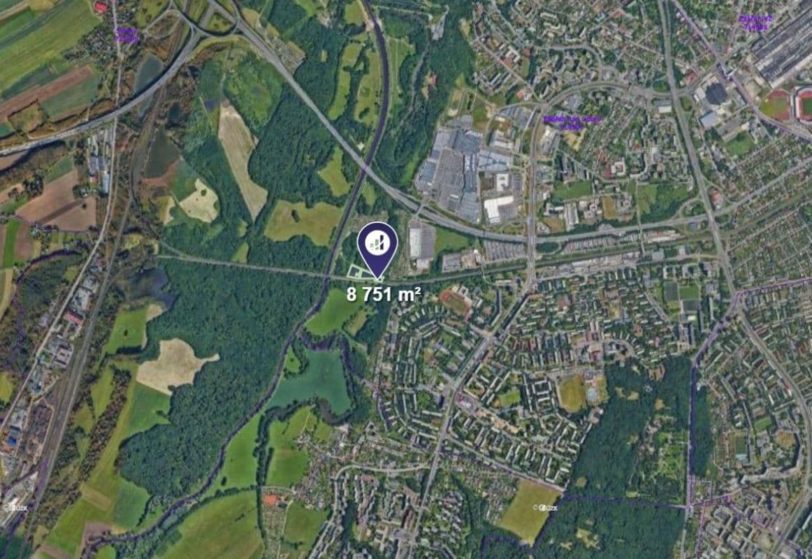 plot for sale, 8,751 m², Ostrava, Moravskoslezský Region plot for sale, 8,751 m², Ostrava, Moravskoslezský Region
