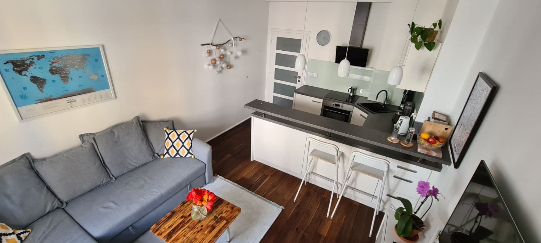 1 bedroom with open-plan kitchen flat to rent, 45 m², Buchovcova, Prague, Prague 1 bedroom with open-plan kitchen flat to rent, 45 m², Buchovcova, Prague, Prague