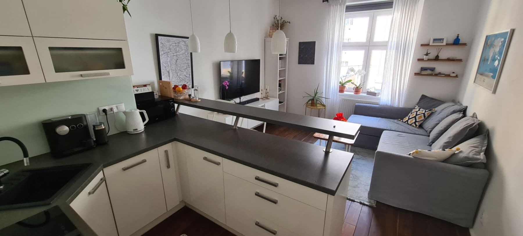 1 bedroom with open-plan kitchen flat to rent, 45 m², Buchovcova, Prague, Prague 1 bedroom with open-plan kitchen flat to rent, 45 m², Buchovcova, Prague, Prague
