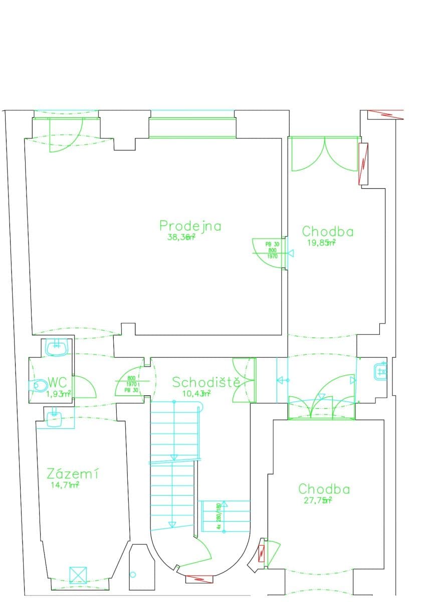 non-residential property to rent, 55 m², Plzeňská, Prague, Prague non-residential property to rent, 55 m², Plzeňská, Prague, Prague