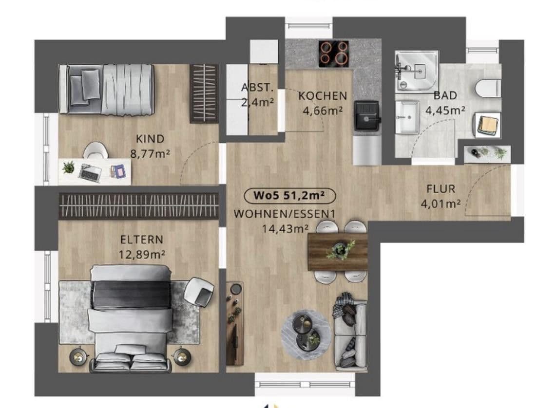 3 bedroom flat to rent, 53 m², Vogesenstraße 30, Kehl, Baden-Württemberg 3 bedroom flat to rent, 53 m², Vogesenstraße 30, Kehl, Baden-Württemberg
