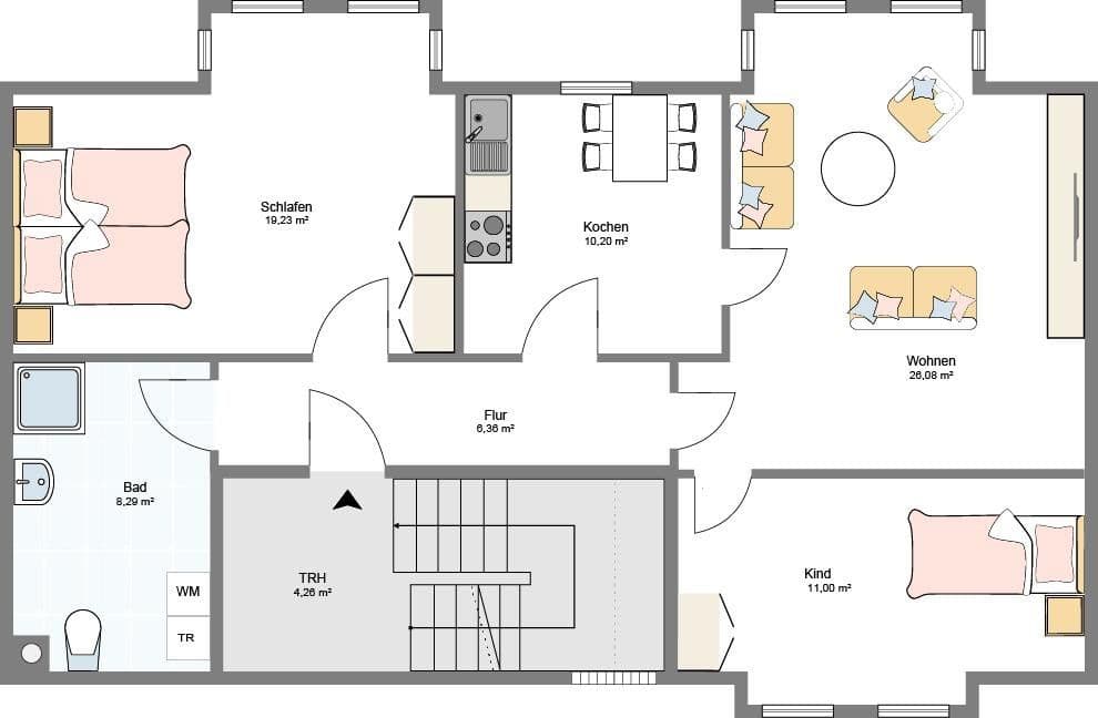 3 bedroom flat to rent, 80 m², Violinengässchen 4, Dillenburg, Hesse 3 bedroom flat to rent, 80 m², Violinengässchen 4, Dillenburg, Hesse