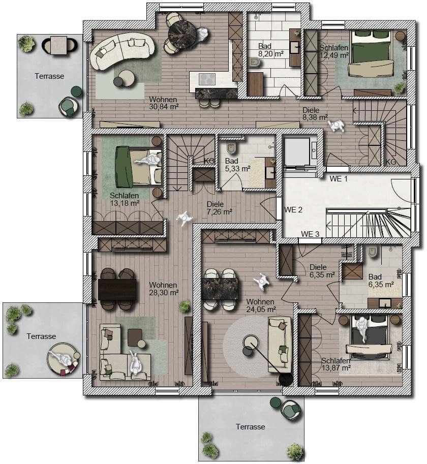 2 bedroom flat for sale, 58 m², Heuglinstr. 32, München, Bavaria 2 bedroom flat for sale, 58 m², Heuglinstr. 32, München, Bavaria